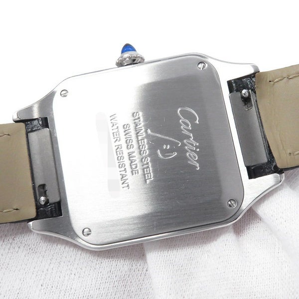 カルティエ サントス デュモン LM WSSA0022 Cartier 腕時計 シルバー文字盤 クォーツ