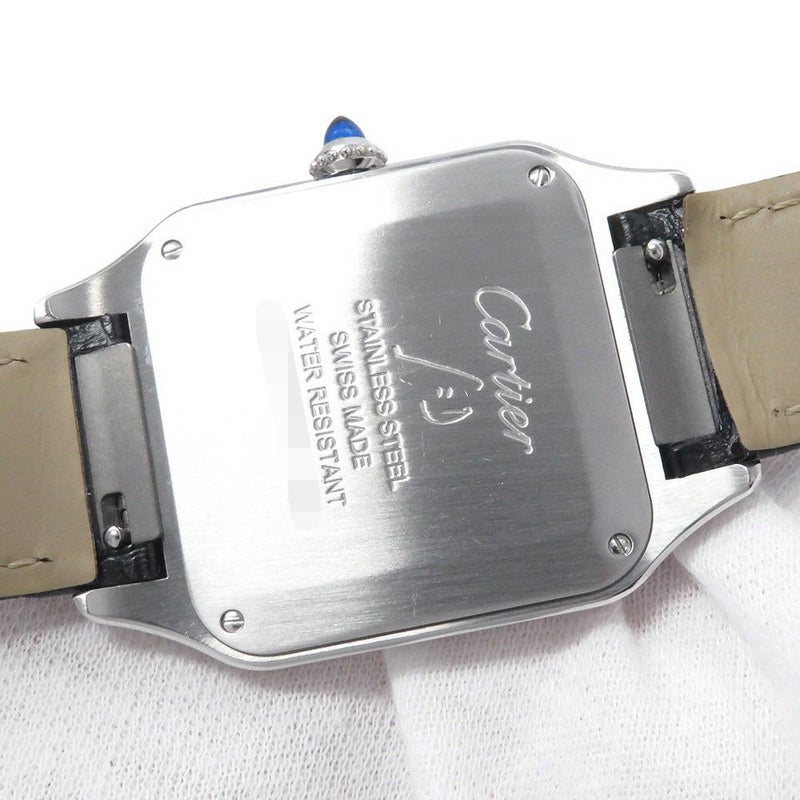 カルティエ サントス デュモン LM WSSA0022 Cartier 腕時計 シルバー文字盤 クォーツ