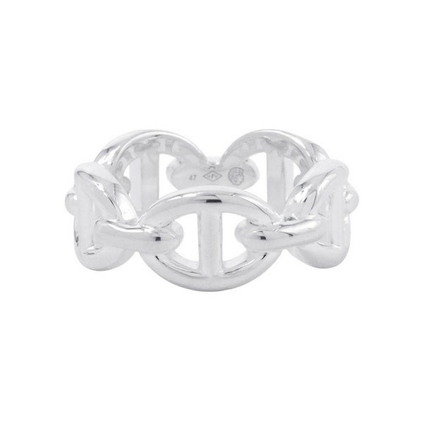 エルメス リング シェーヌダンクル アンシェネPM Enchainee SV925シルバー リングサイズ47 HERMES ジュエリー