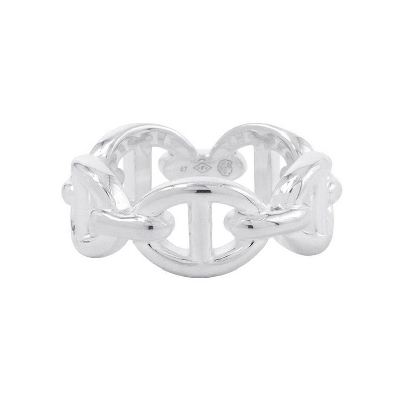 エルメス リング シェーヌダンクル アンシェネPM Enchainee SV925シルバー リングサイズ47 HERMES ジュエリー