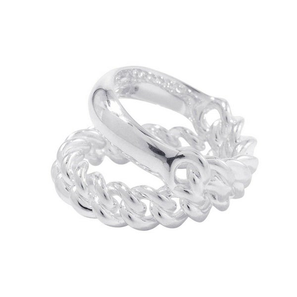 エルメス リング ブックルセリエ アンフレクシブル MM SV925シルバー リングサイズ52 HERMES 指輪 ジュエリー