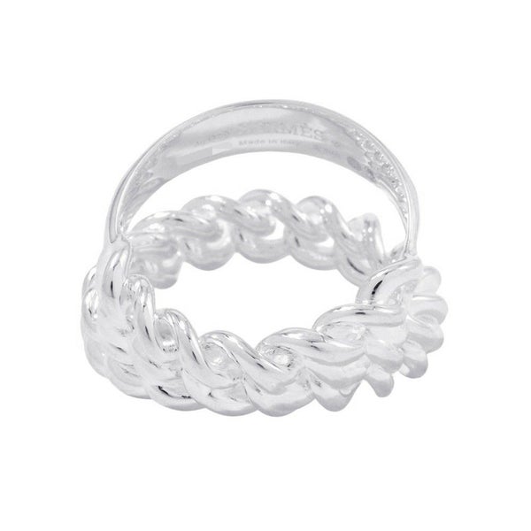 エルメス リング ブックルセリエ アンフレクシブル MM SV925シルバー リングサイズ52 HERMES 指輪 ジュエリー