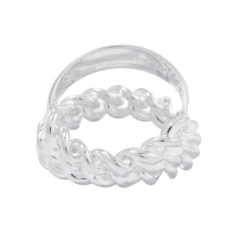 エルメス リング ブックルセリエ アンフレクシブル MM SV925シルバー リングサイズ52 HERMES 指輪 ジュエリー