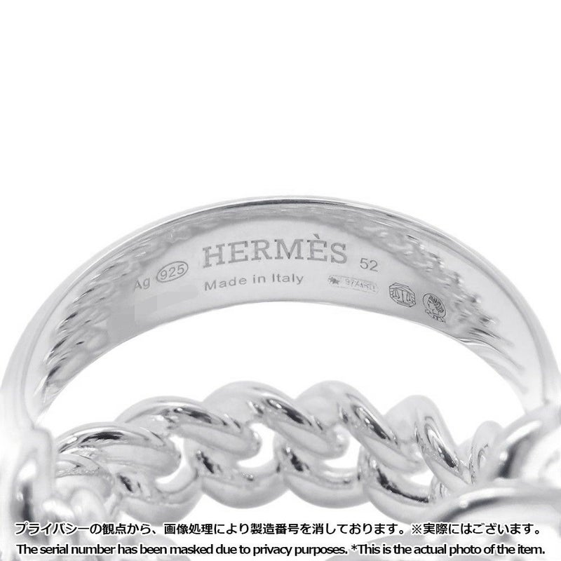 エルメス リング ブックルセリエ アンフレクシブル MM SV925シルバー リングサイズ52 HERMES 指輪 ジュエリー