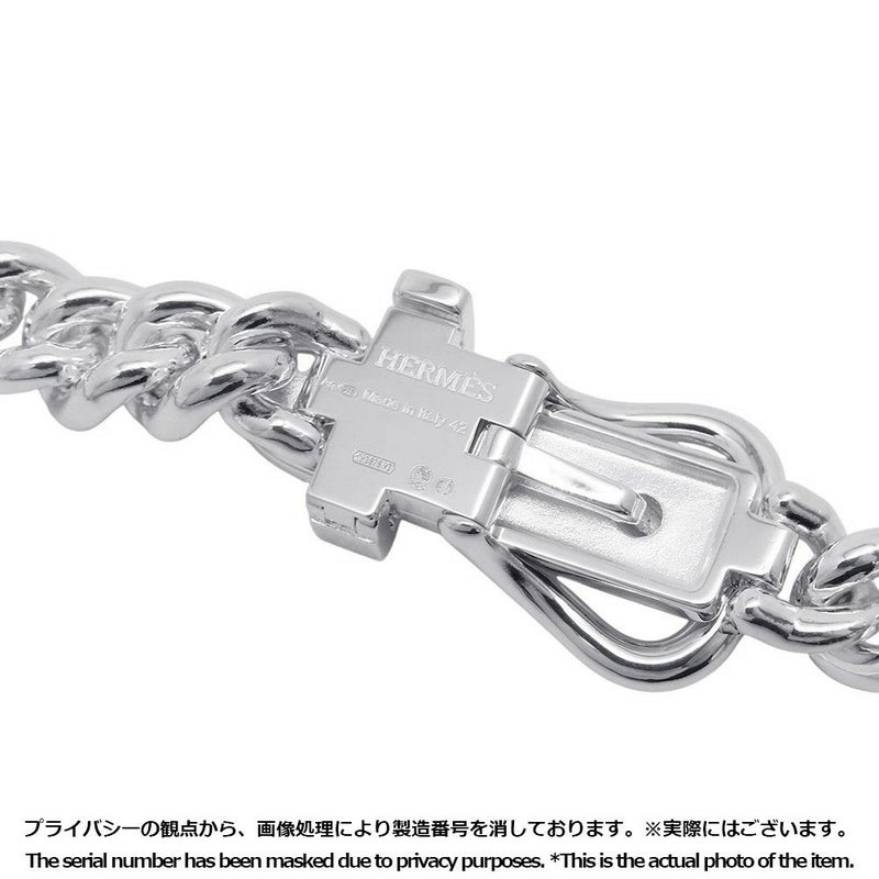 エルメス ネックレス ブックルセリエ アンフレクシブル SV925シルバー サイズPM/42 HERMES ジュエリー