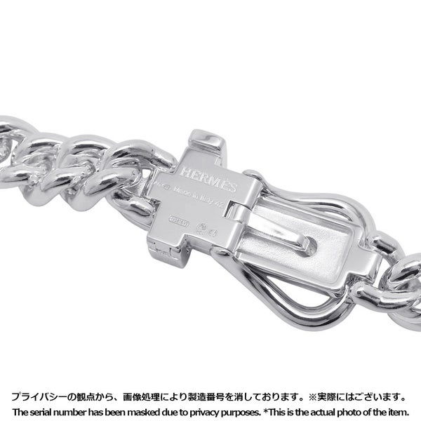 エルメス ネックレス ブックルセリエ アンフレクシブル SV925シルバー サイズPM/42 HERMES ジュエリー