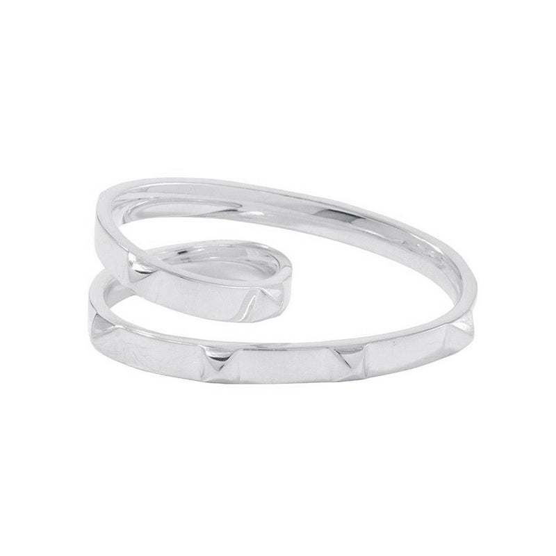 エルメス リング クルー・ドゥ・H ダブルフィンガー SV925シルバー H125631B リングサイズ53 HERMES ジュエリー 指輪