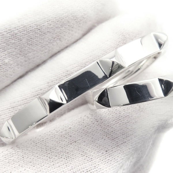 エルメス リング クルー・ドゥ・H ダブルフィンガー SV925シルバー H125631B リングサイズ53 HERMES ジュエリー 指輪