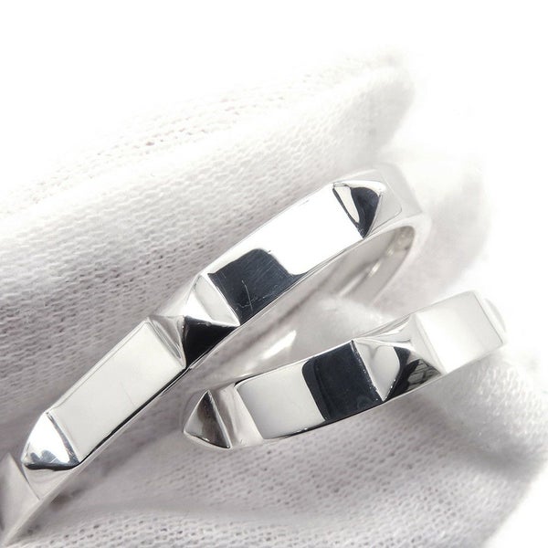 エルメス リング クルー・ドゥ・H ダブルフィンガー SV925シルバー H125631B リングサイズ53 HERMES ジュエリー 指輪