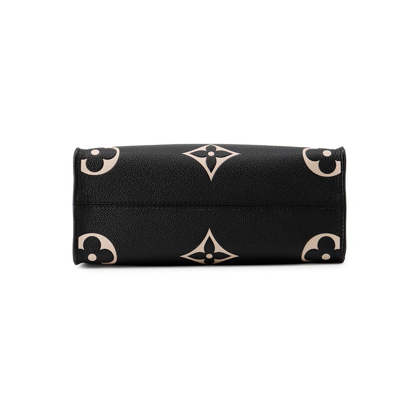 ルイヴィトン ハンドバッグ バイカラーモノグラム・アンプラント オンザゴーPM M45659 LOUIS VUITTON 黒 ブラック ベージュ