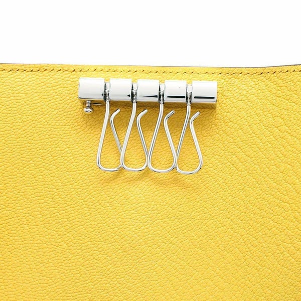 エルメス 4連キーケース ベアン サン/シルバー金具 シェブルミゾル W刻印 HERMES キーケース