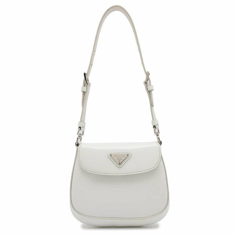 プラダ ショルダーバッグ クレオ レザー 1BH188 PRADA 2way ミニバッグ 白