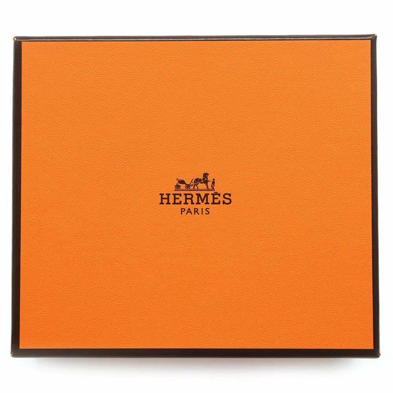 エルメス 三つ折り財布 ベアン コンビネ ブラック/ブルーニュイ/ゴールド金具 エプソン W刻印 HERMES 財布 黒