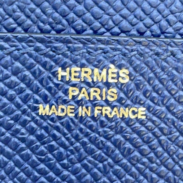 エルメス 長財布 コンスタンス トゥーゴー ロング ブルーインディゴ/ゴールド金具 エプソン W刻印 財布