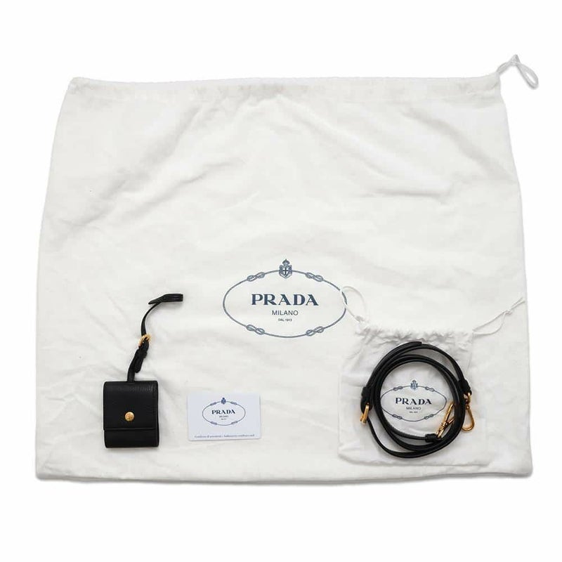 プラダ ハンドバッグ レザー 1BA579 PRADA 2wayショルダーバッグ 黒