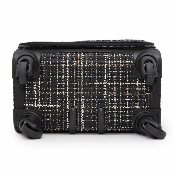 シャネル キャリーケース ココマーク ツイード CHANEL 旅行 トラベル スーツケース キャリーバッグ 黒