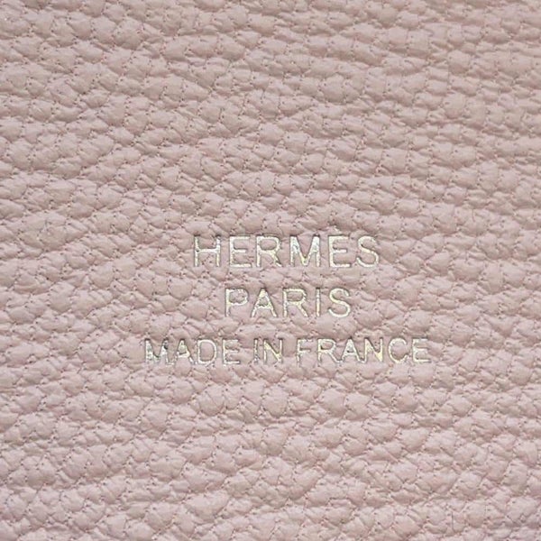 エルメス カードケース カルヴィ ヴェルソ ブルーオーシャン/モーヴペール シェブルミゾル W刻印 シェーブル