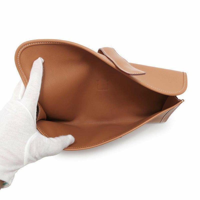 エルメス クラッチバッグ ジジェ エラン ゴールド スイフト C刻印 HERMES バッグ