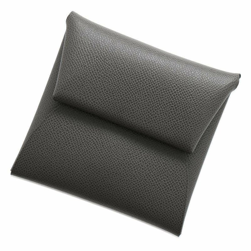 エルメス コインケース バスティア グラファイト ヴォーマダム W刻印 HERMES 財布