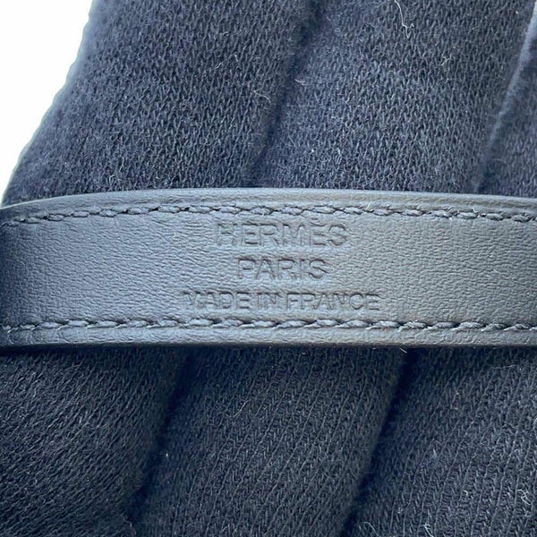 エルメス ブレスレット ケリー・ドゥブルトゥール ブラック/ブラック金具 シェブルミゾル サイズT2 W刻印 ソーブラック 黒