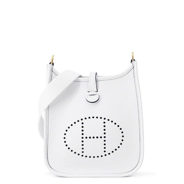 エルメス エブリンTPM 111cm アマゾン ニューホワイト/ゴールド金具 トリヨンクレマンス W刻印