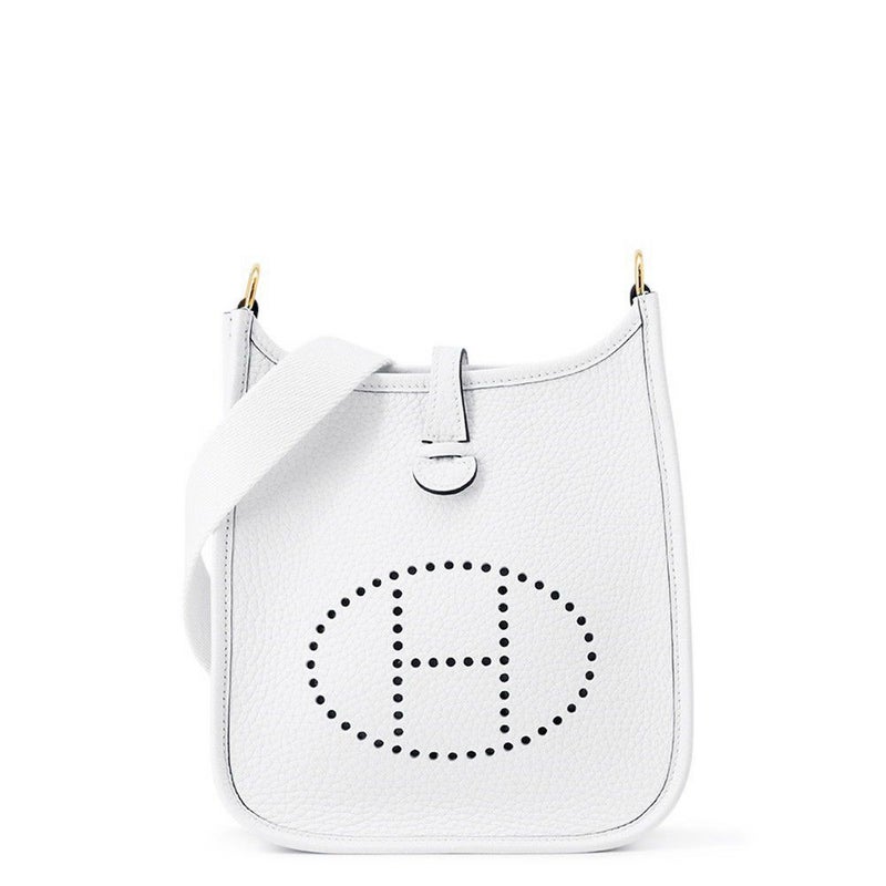 エルメス エブリンTPM 111cm アマゾン ニューホワイト/ゴールド金具 トリヨンクレマンス W刻印