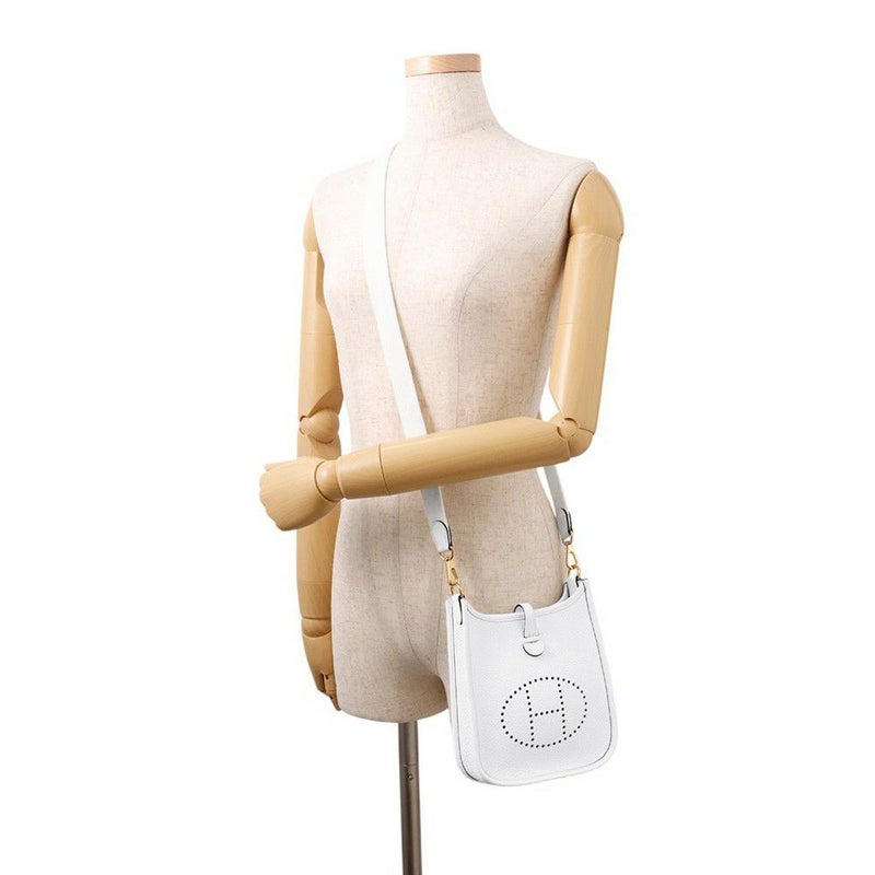 エルメス エブリンTPM 111cm アマゾン ニューホワイト/ゴールド金具 トリヨンクレマンス W刻印
