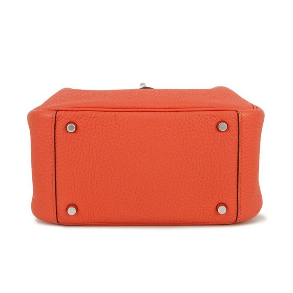 エルメス リンディ ミニ ローズテキサス/シルバー金具 トリヨンクレマンス Z刻印 2wayショルダー