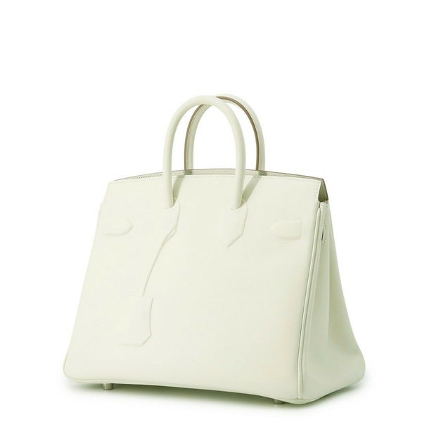 エルメス バーキン25 シャドウ マッシュルーム/シルバー金具 スイフト W刻印 HERMES Birkin ハンドバッグ