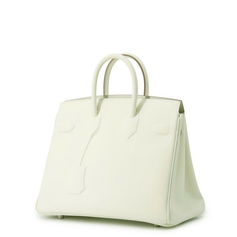 エルメス バーキン25 シャドウ マッシュルーム/シルバー金具 スイフト W刻印 HERMES Birkin ハンドバッグ