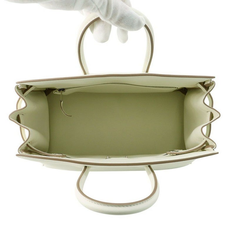 エルメス バーキン25 シャドウ マッシュルーム/シルバー金具 スイフト W刻印 HERMES Birkin ハンドバッグ