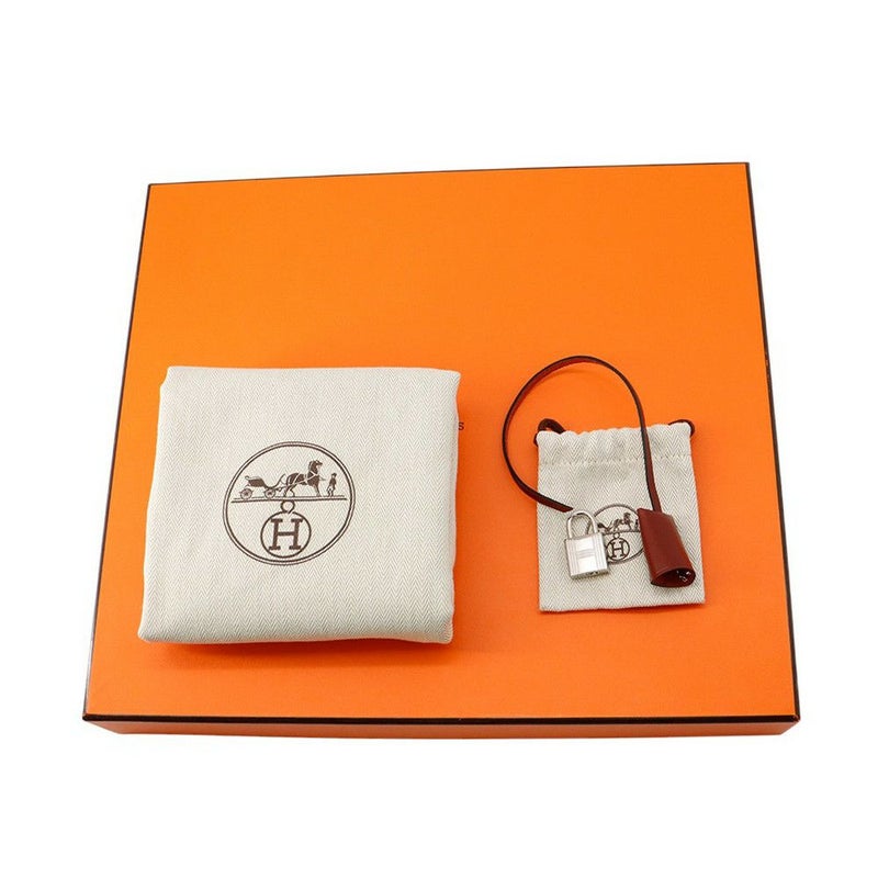 エルメス エールバッグジップPM ルージュセリエ/シルバー金具 トワルオフィシエ/ボックスカーフ B刻印