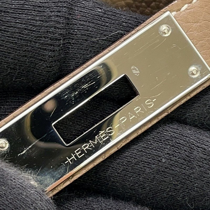 エルメス バーキン30 エトゥープ/シルバー金具 トゴ D刻印 HERMES Birkin ハンドバッグ