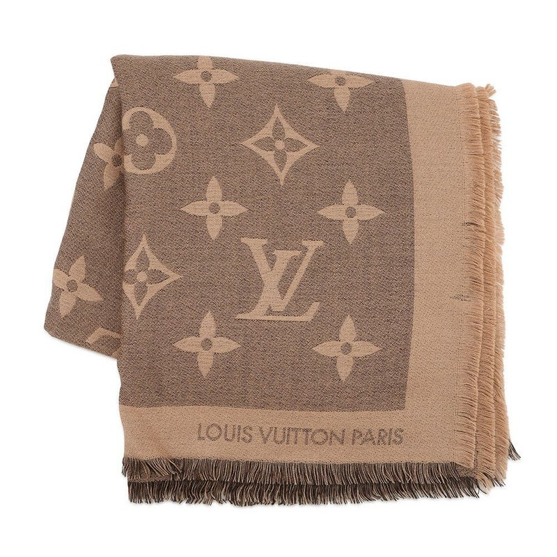 ルイヴィトン ストール ショール モノグラム・ジャイアント カシミヤ/シルク MP2382 LOUIS VUITTON スカーフ