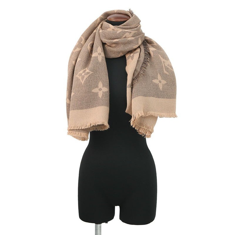 ルイヴィトン ストール ショール モノグラム・ジャイアント カシミヤ/シルク MP2382 LOUIS VUITTON スカーフ