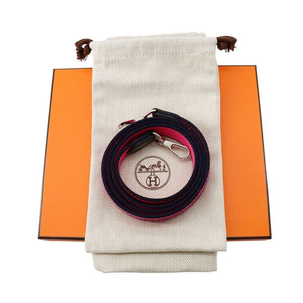 エルメス エブリンTPM 111cm アマゾン キャバン/ローズショッキング/ブルインディゴ/シルバー金具 トリヨンクレマンス K刻印