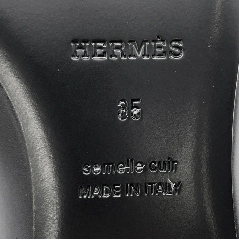 エルメス バレエシューズ ケリー レディースサイズ35 HERMES 靴 黒