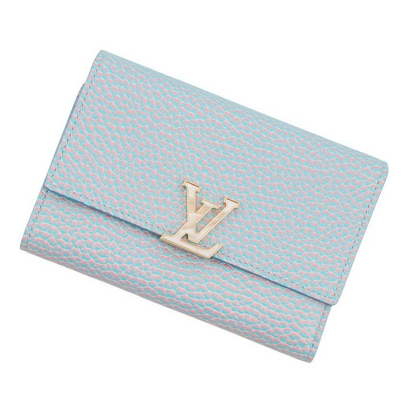 ルイヴィトン 三つ折り財布 トリヨンレザー ポルトフォイユ・カプシーヌ コンパクト M81306 LOUIS VUITTON ヴィトン 財布