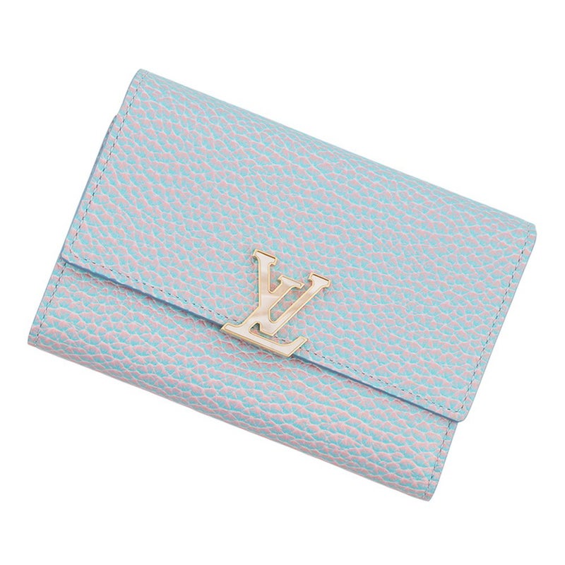 ルイヴィトン 三つ折り財布 トリヨンレザー ポルトフォイユ・カプシーヌ コンパクト M81306 LOUIS VUITTON ヴィトン 財布