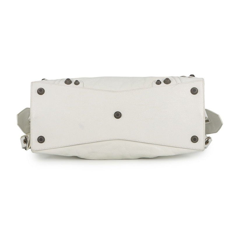 バレンシアガ ハンドバッグ ネオ カゴール シティ ヴィンテージ加工レザー 700451 BALENCIAGA 2way 白