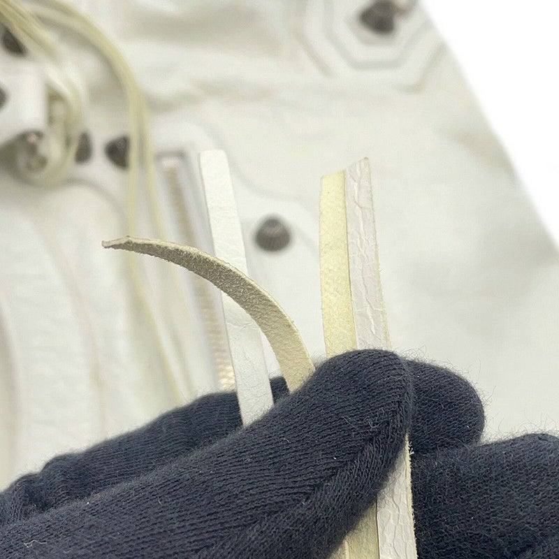 バレンシアガ ハンドバッグ ネオ カゴール シティ ヴィンテージ加工レザー 700451 BALENCIAGA 2way 白