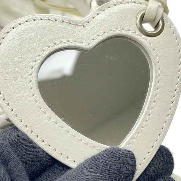 バレンシアガ ハンドバッグ ネオ カゴール シティ ヴィンテージ加工レザー 700451 BALENCIAGA 2way 白