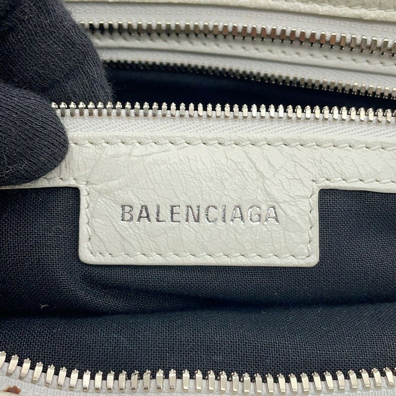 バレンシアガ ハンドバッグ ネオ カゴール シティ ヴィンテージ加工レザー 700451 BALENCIAGA 2way 白