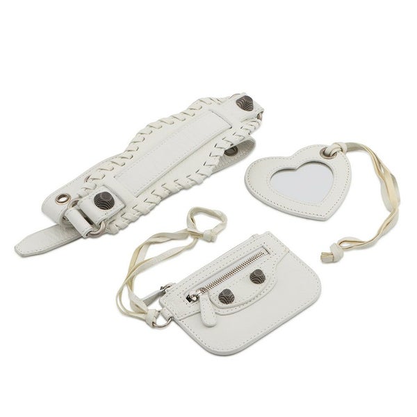 バレンシアガ ハンドバッグ ネオ カゴール シティ ヴィンテージ加工レザー 700451 BALENCIAGA 2way 白