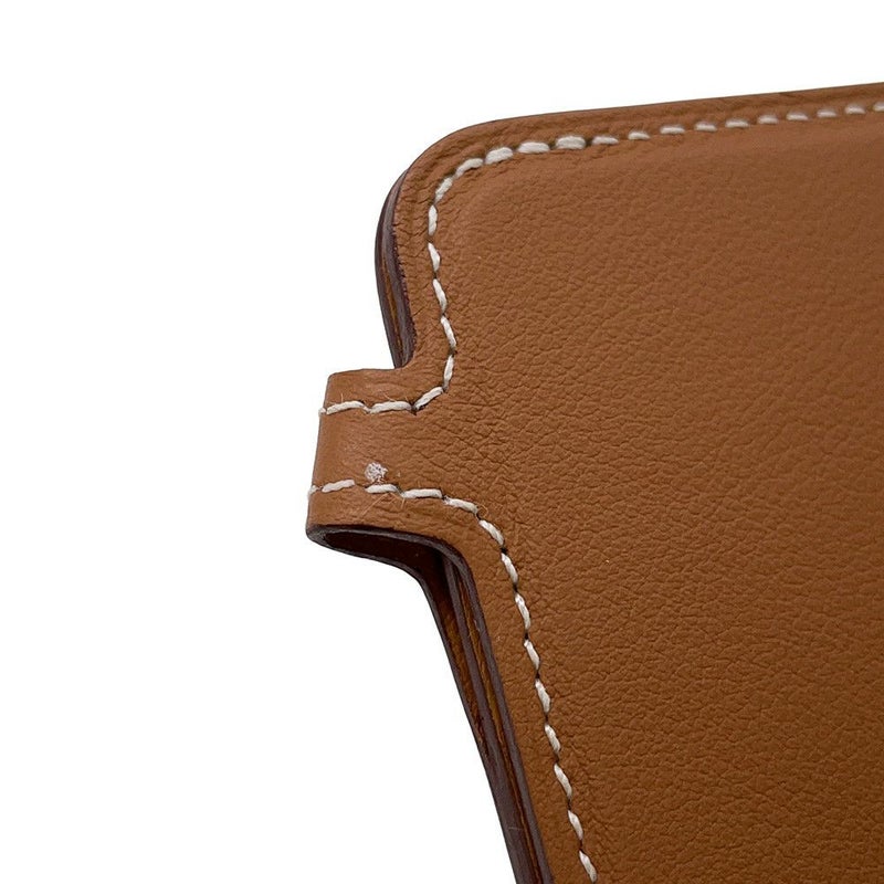 エルメス カードケース  エマン スタンド MagSafe ゴールド スイフト K刻印 マグネット