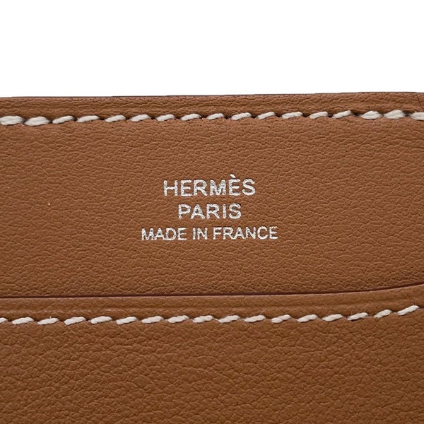 エルメス カードケース  エマン スタンド MagSafe ゴールド スイフト K刻印 マグネット