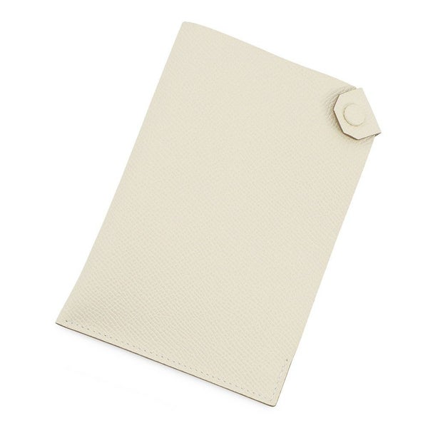 エルメス パスポートケース ターマックPM  クレ/シルバー金具 エプソン K刻印 HERMES タルマック