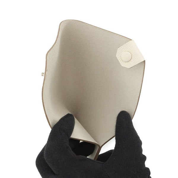 エルメス パスポートケース ターマックPM  クレ/シルバー金具 エプソン K刻印 HERMES タルマック