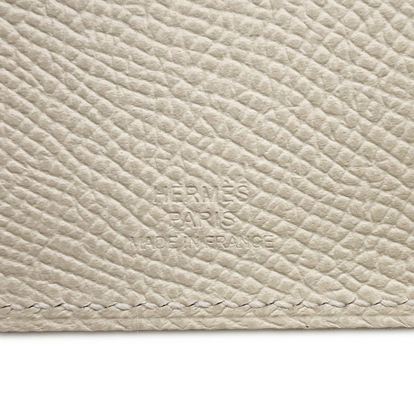 エルメス パスポートケース ターマックPM  クレ/シルバー金具 エプソン K刻印 HERMES タルマック