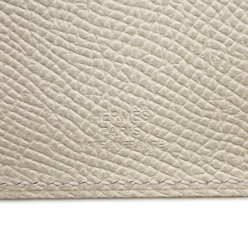 エルメス パスポートケース ターマックPM  クレ/シルバー金具 エプソン K刻印 HERMES タルマック